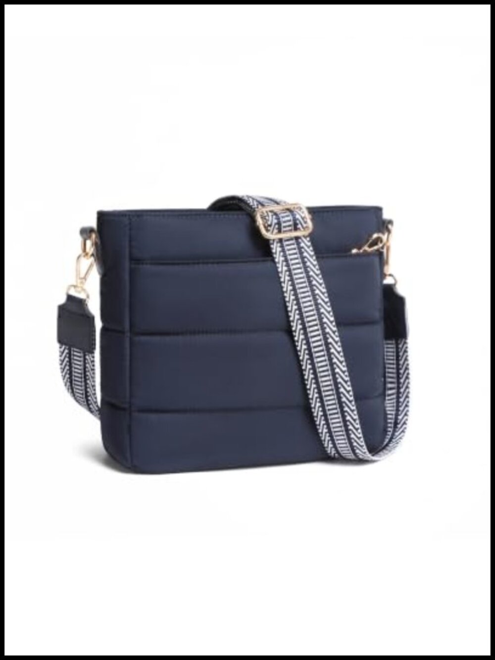 Anti Theft Crossbody Bag RFID Blocking Puffer Quilted Purse